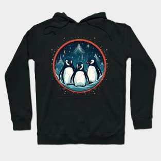 Penguin in Ornmament, Love Penguins Hoodie